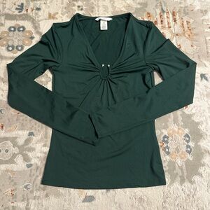 Green long sleeveve top